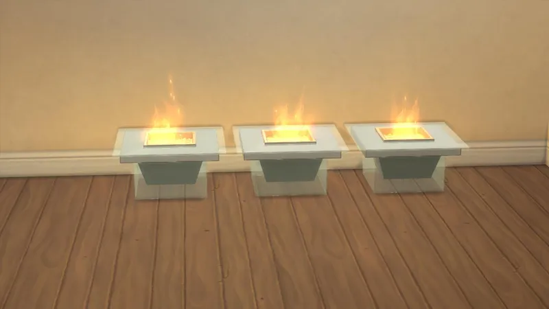 Камин Modern Glass Fire Pit